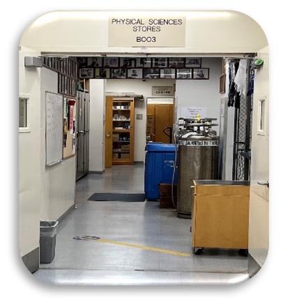 physical science stores basement